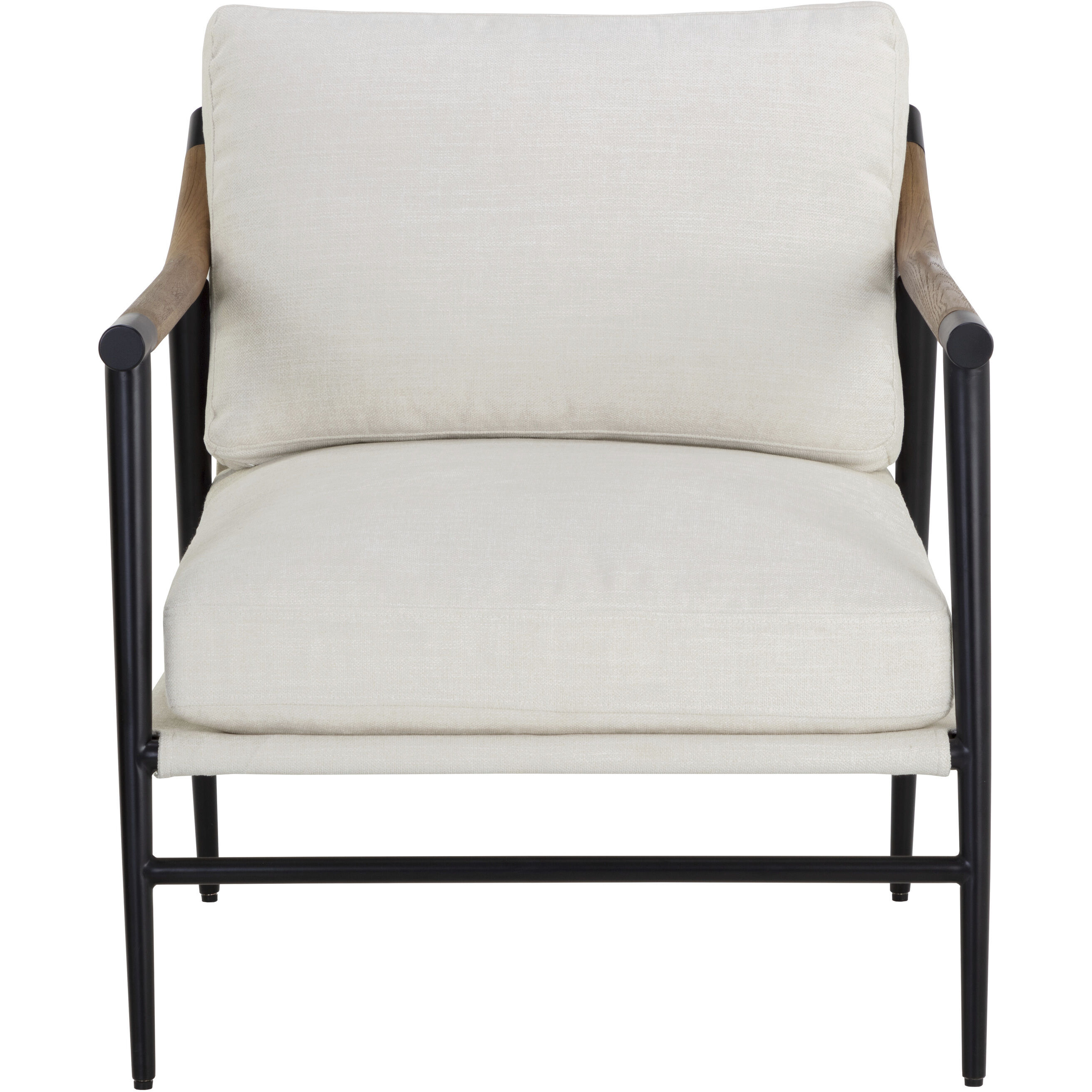 Meadow Heather Ivory Tweed Armchair